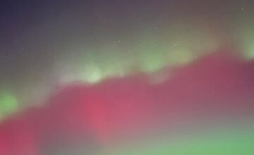 FOTO: V Trenčíne a okolí zachytili obyvatelia neopakovateľnú polárnu žiaru 