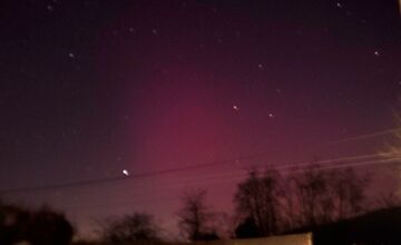 FOTO: Polárna žiara nad Slovenskom rozjasnila oblohu aj v utorok