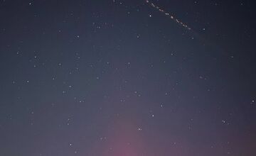 FOTO: Polárna žiara nad Slovenskom rozjasnila oblohu aj v utorok