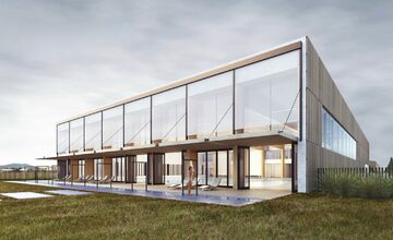 FOTO: V Dubnici nad Váhom budujú novú modernú plaváreň