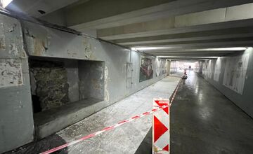 FOTO: Trenčín pripravuje zmeny vo frekventovanom podchode