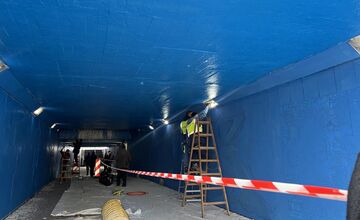 FOTO: Trenčín pripravuje zmeny vo frekventovanom podchode