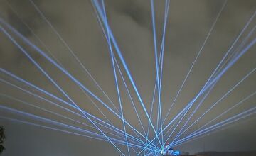 FOTO: Trenčania diskutujú o svetelnej inštalácii na Trenčianskom hrade 