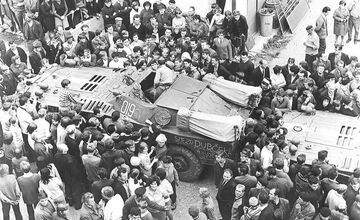 FOTO: Považskobystričania spomínajú na okupáciu mesta v roku 1968