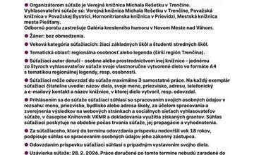 FOTO: Knižnice Trenčianskeho kraja vyhlásili súťaž deti a mládež