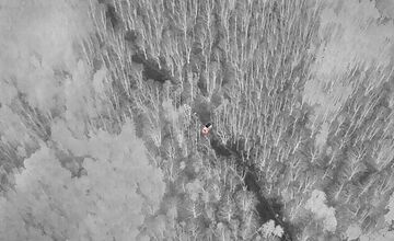 FOTO: Požiar lesa pri Dolnej Maríkovej zamestnal desiatky hasičov