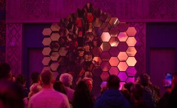 FOTO: Minuloročný Light Art Festival