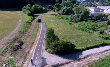 FOTO: Občania Trenčianskej Teplej môžu rozhodnúť o názve novej cyklotrasy 