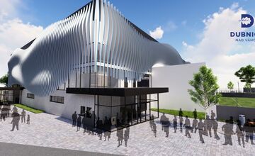 FOTO: Dubnica získa milióny eur na modernizáciu športovej haly