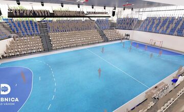 FOTO: Dubnica získa milióny eur na modernizáciu športovej haly