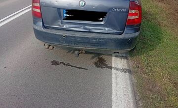 FOTO: Dopravná nehoda medzi obcou Nedožery-Brezany a mestom Prievidza