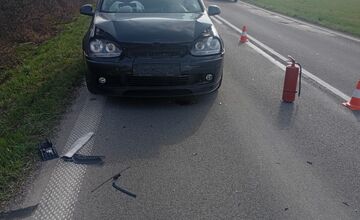 FOTO: Dopravná nehoda medzi obcou Nedožery-Brezany a mestom Prievidza