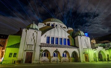 FOTO: Festival svetla v Trenčíne rozžiari ulice
