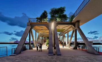 FOTO: Fiesta most v Trenčíne stále hľadá vhodné prevádzky