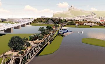 FOTO: Fiesta most v Trenčíne stále hľadá vhodné prevádzky