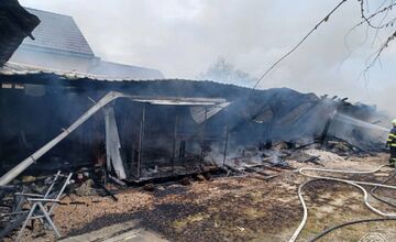 FOTO: Hasiči zasahovali pri požiari v okrese Partizánske