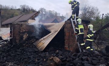 FOTO: Hasiči zasahovali pri požiari v okrese Partizánske