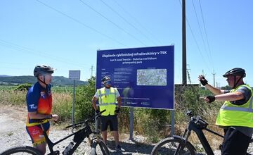 FOTO: Vážska cyklomagistrála sa rozšíri o moderný úsek