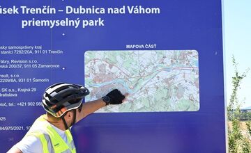 FOTO: Vážska cyklomagistrála sa rozšíri o moderný úsek