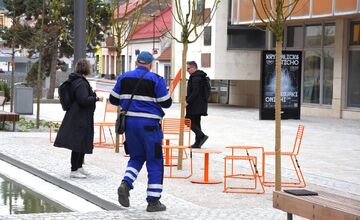 FOTO: Trenčianska pešia zóna v novom šate