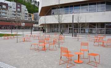 FOTO: Trenčianska pešia zóna v novom šate