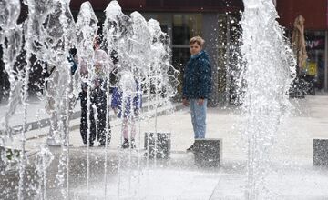 FOTO: Trenčianska pešia zóna v novom šate