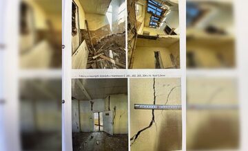 FOTO: Majite=l zburanej budovy tvrdí, že riaditeľka KUÚ v Trenčíne úmyselne zavádza, že objekt mal status NKP