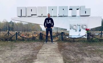 FOTO: Prievidžan Dalibor navštívil ukrajinský Černobyľ