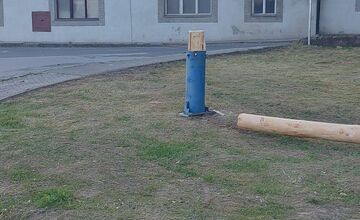 FOTO: V Trenčianskej Teplej neznámy páchateľ zrezal máj