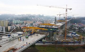 FOTO: Estakáda v Považskej Bystrici